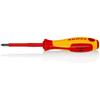 98 24 01 Screwdriver for cross recessed screws Phillips® insulating multi-component handle, VDE-tested burnished 187 mm